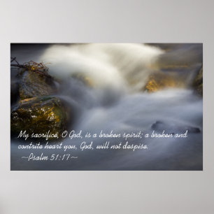 Poster du Psaume 51:17