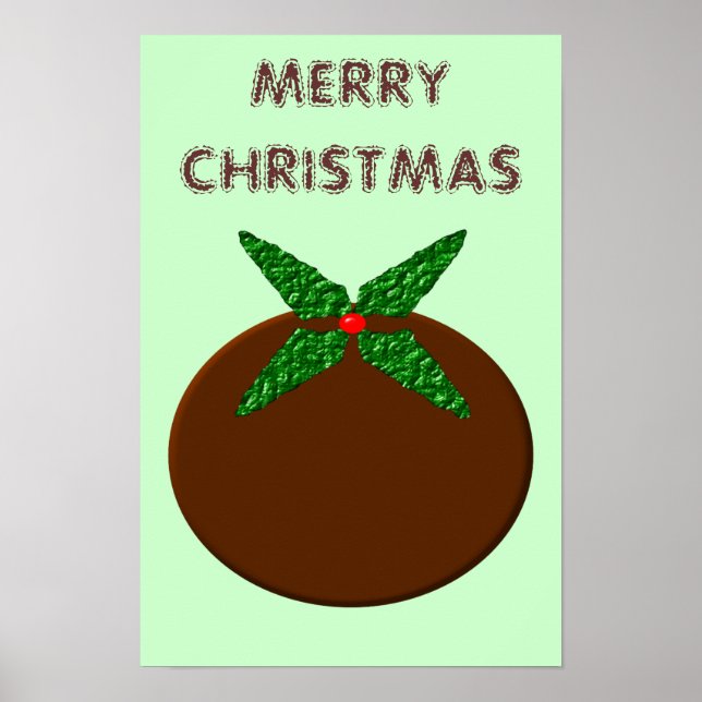 Poster du Pudding de Noël (Devant)