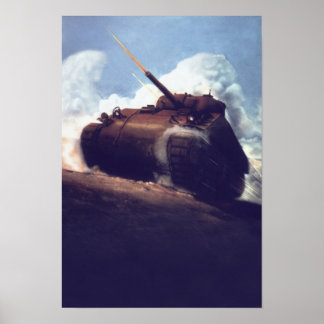 Poster du réservoir US M4 Abrams