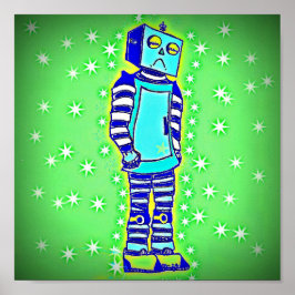 Poster du robot triste