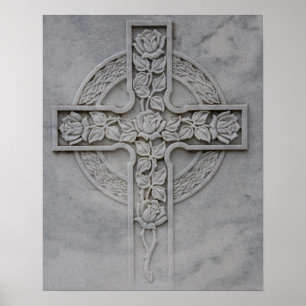 Poster du rose Celtic Cross 16x20