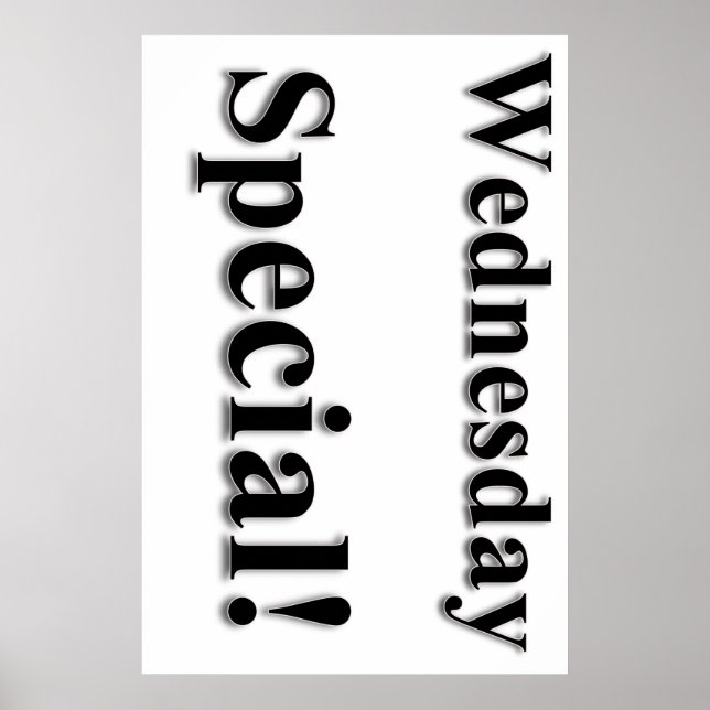 Poster du salon de beauté spécial du mercredi (Devant)