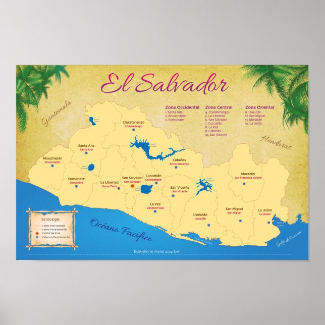 Poster du Salvador (Devant)