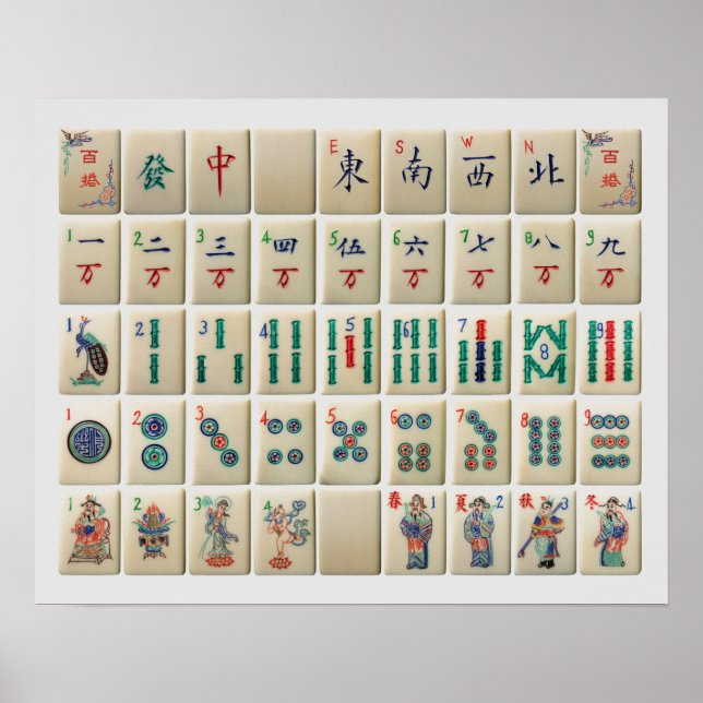 Poster du set Mah-Jong (Devant)