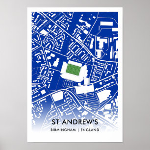 Poster du stade St Andrew’s - Accueil de Birmingha