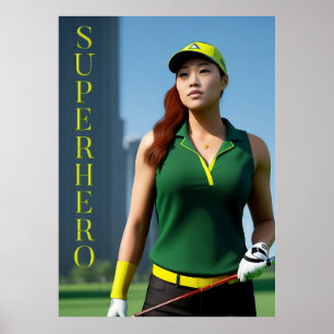 Poster du Superhéros de golf