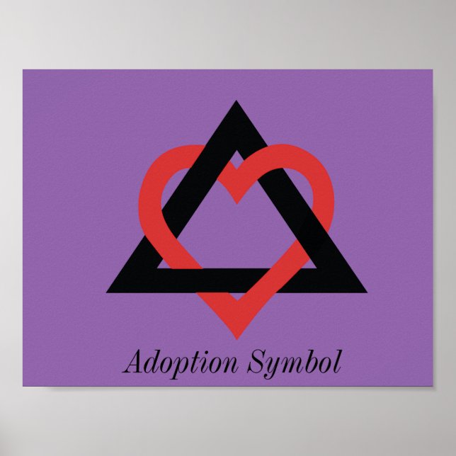 Poster du symbole d'adoption (Devant)