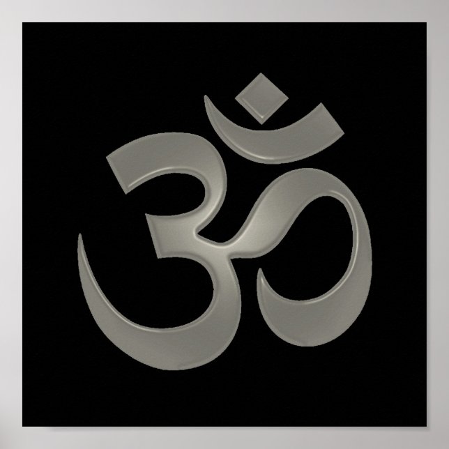 Poster du symbole Om (Devant)