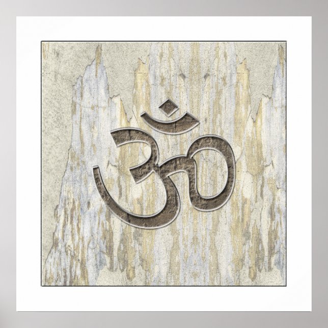 Poster du symbole Om Matières organiques (Devant)