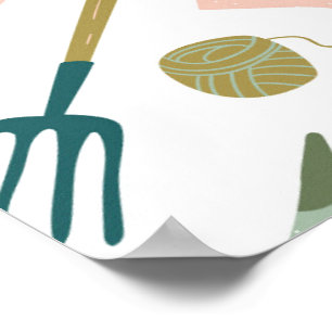 Poster du temps du jardin