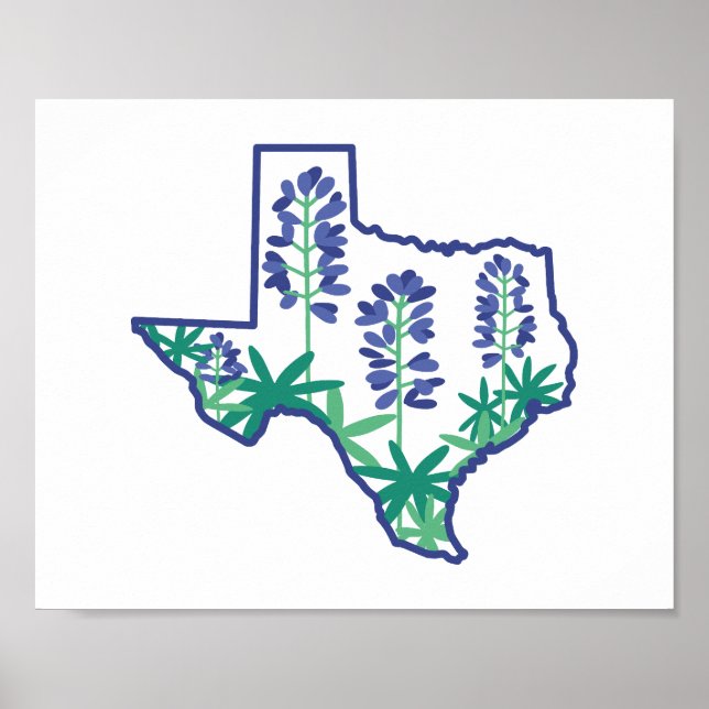 Poster du Texas, Poster de l'État du Texas, Texas (Devant)