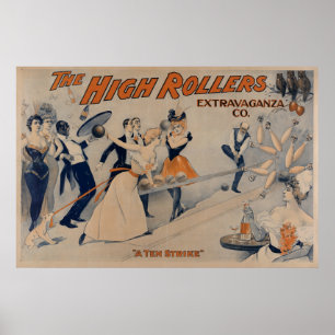 Poster du Théâtre High RollersBowling Party