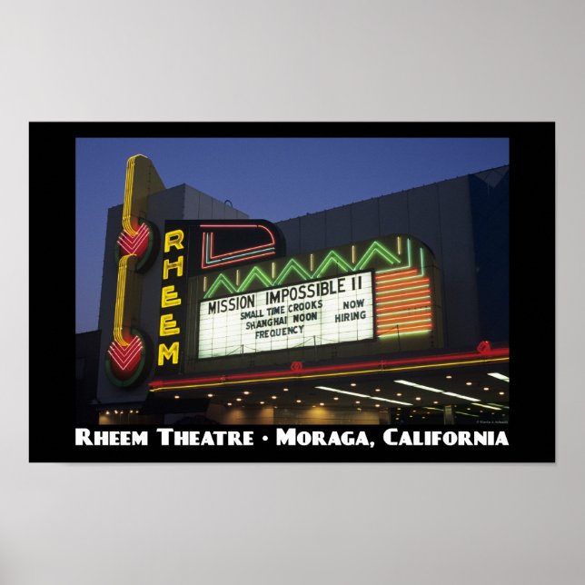 Poster du théâtre Rheem 11x17 (Devant)