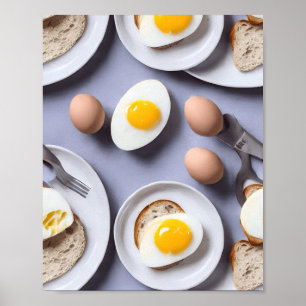 Poster du thème du petit-déjeuner