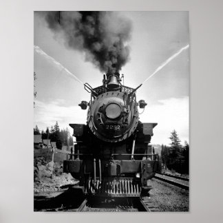 Poster du train d'incendie du Pacifique Sud