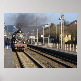 Poster du train du moteur à vapeur
