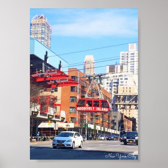 Poster du tramway de Roosevelt Island (Devant)