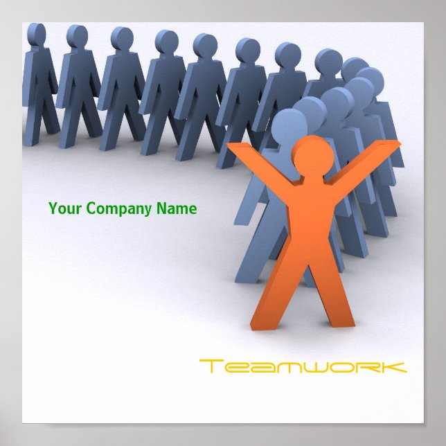Poster du travail d'équipe (Devant)