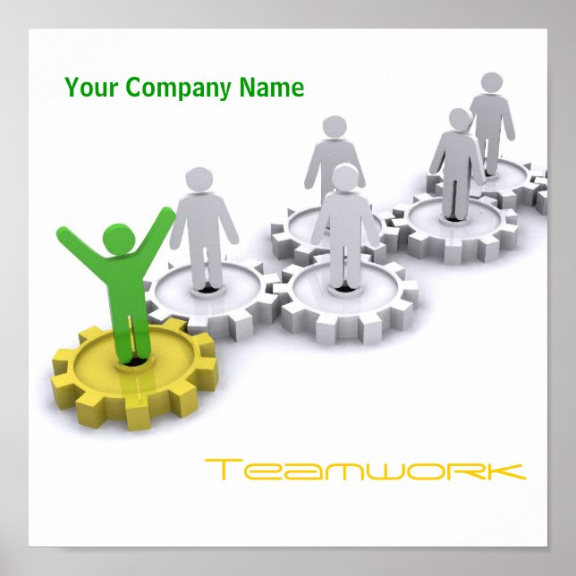 Poster du travail d'équipe (Devant)