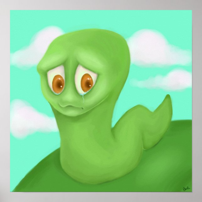 Poster du ver triste (Devant)