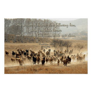 Poster du verset animal - Apocalypse 19:14