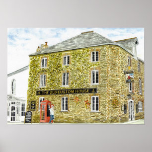 Poster "Du vieux copie bureau de douane"