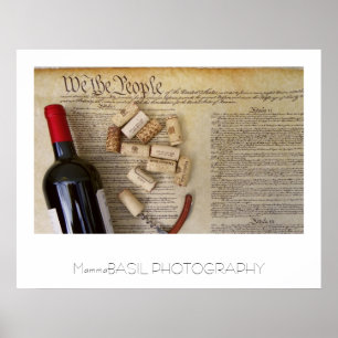 Poster du vin et de la constitution !