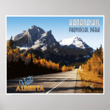 Poster du Vintage voyage du parc provincial Kanana