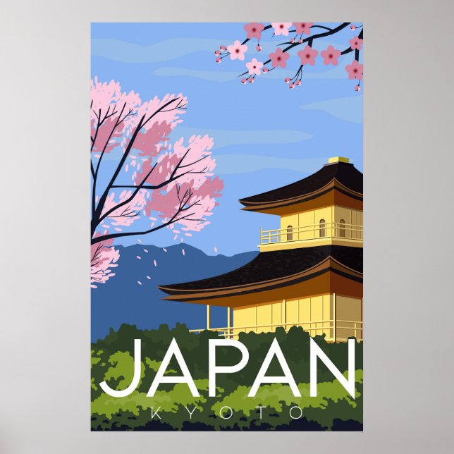 Poster du Vintage voyage japonais (Devant)