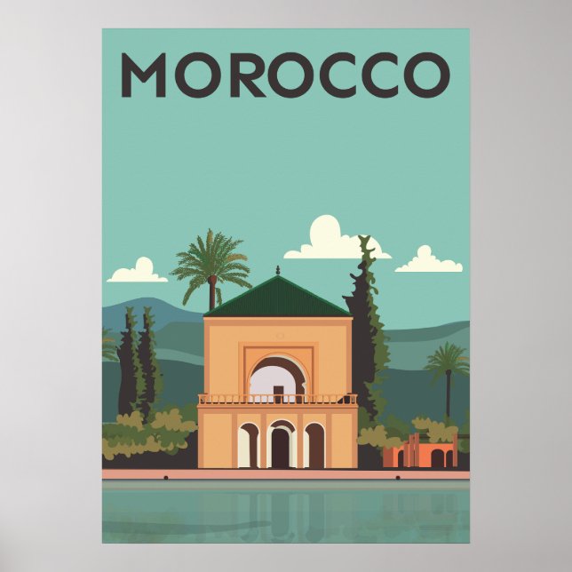 Poster du Vintage voyage marocain (Devant)