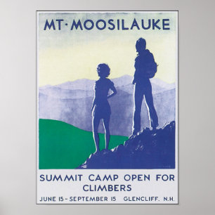 Poster du Vintage voyage Mt. Moosilauke