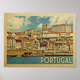 Poster du Vintage voyage portugais