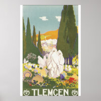 Poster du Vintage voyage Tlemcen