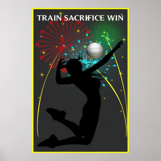 Poster du Volleyball Gagnant du Train Sacrifice (Devant)