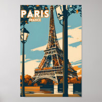 Poster du voyageur à Paris