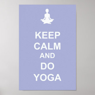 Poster du Yoga Keep Calm and Do