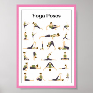 Poster du Yoga Pick a Pose Brain Break (Rose)
