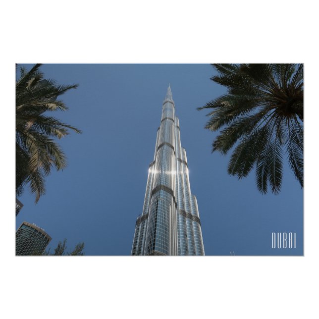 Poster Dubaï EAU Burj Khalifa (Devant)