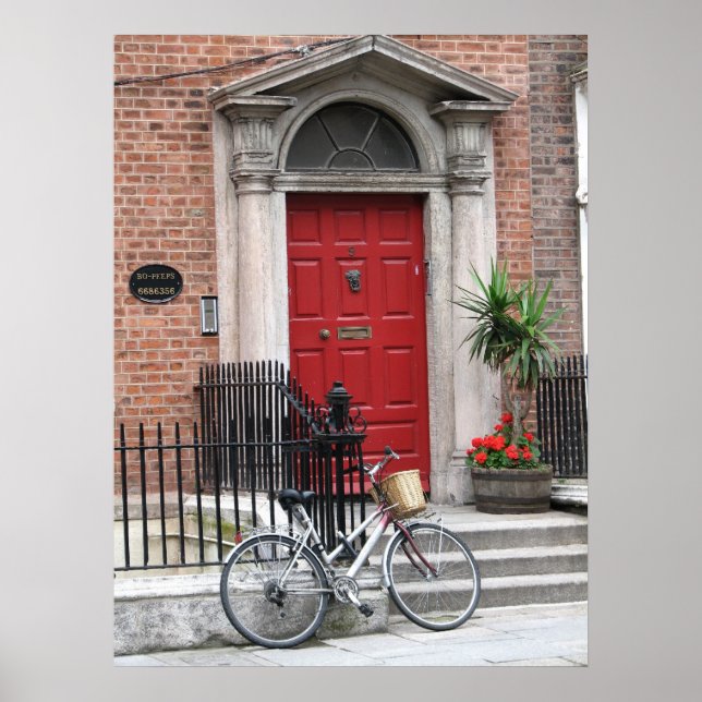 Poster Dublin, Irlande (Devant)