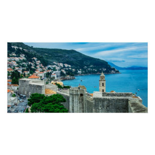Poster Dubrovnik peinture murale