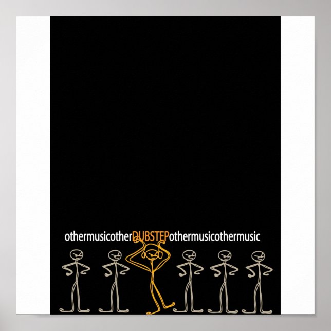 Poster dubstep & autres musiques (Devant)