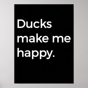 Poster Duck Love I Love Pet Ducks Duck Farmer