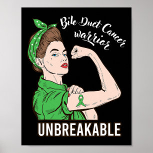 Poster Duct Cancer Guerrier Incassable Femmes fortes Surv