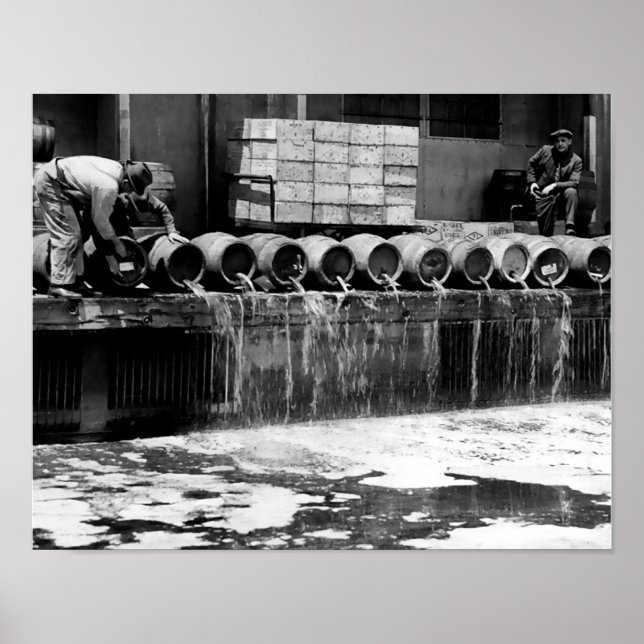 POSTER DUMPING INTERDIT KEG BIÈRE (Devant)