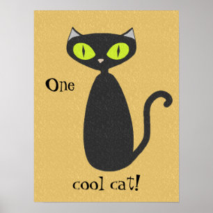 Poster d'un chat Cool