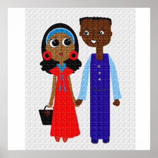 Poster d'un jeune Africain-Américain