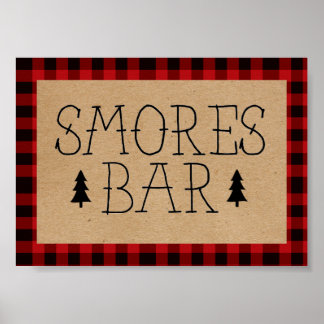 Poster d'un petit bar Bear Smores