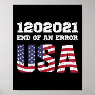 Poster D'Une Erreur Biden Harris Inauguration 1202021 Jan