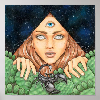 Poster d'une excursion dans le désert