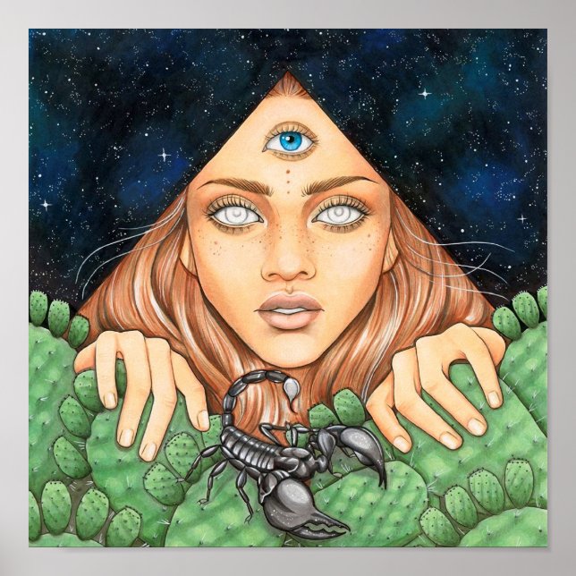 Poster d'une excursion dans le désert (Devant)